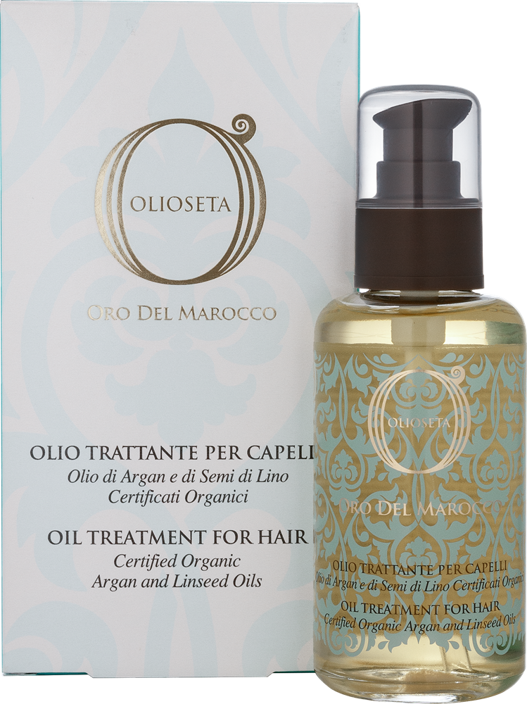 OLIOSETA ODM Масло-уход для волос с маслом арганы и маслом семян льна