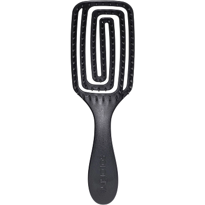 Арома-расческа для сухих и влажных волос прямоугольная мини с ароматом шоколада