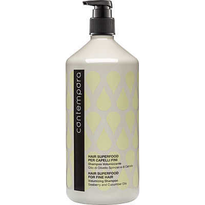 Шампунь для надання об'єму з олією обліпихи та огірковою олією