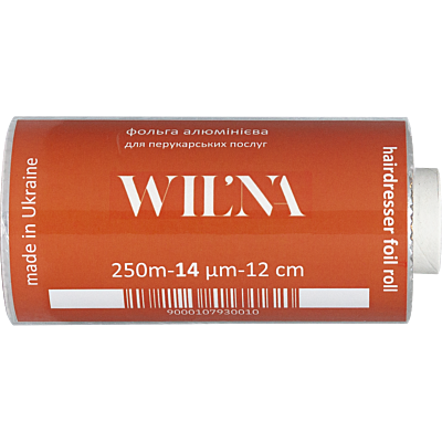 Фольга для парикмахеров ГЛАДКАЯ 12см 250м 14мк