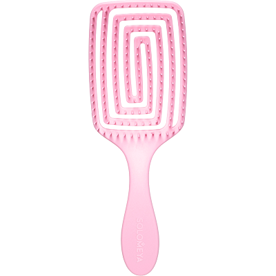 Арома-расческа для сухих и влажных волос с ароматом клубники MZ006