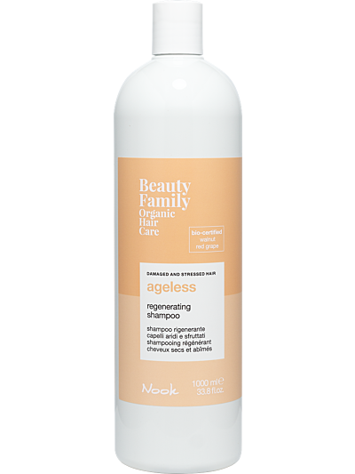 BEAUTY FAMILY AGELESS Восстанавливающий шампунь для поврежденных и ослабленных волос 