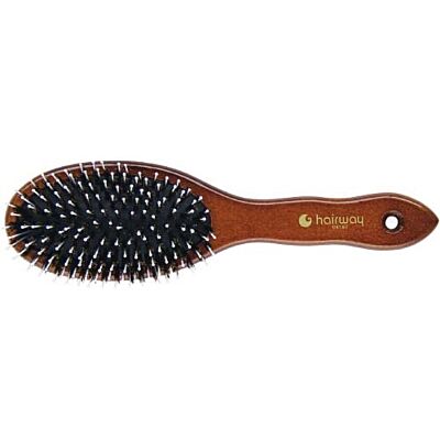 Щетка массажная овальная Madam, Дикобраз, 11-рядная со штифтами пластик, 23,5см