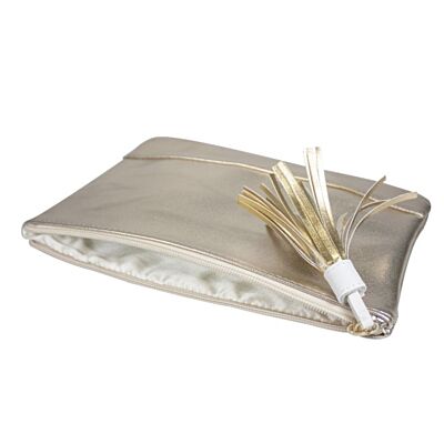 Клатч бронзовый в сетке