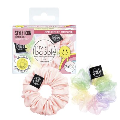 Резинка-браслет для волос SPRUNCHIE Duo Retro Dreamin Hue-Man Love