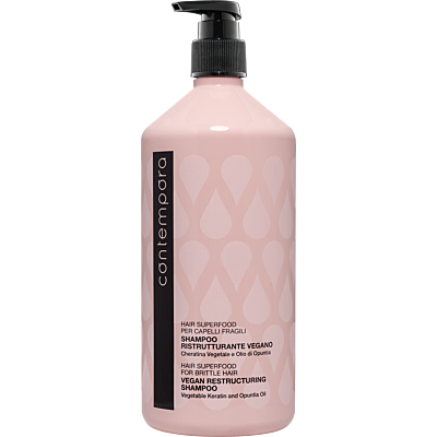 Шампунь реструктурувальний з рослинним кератином та олією опунції