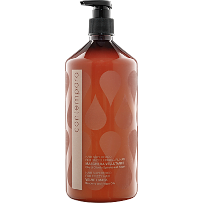 Розгладжувальна маска «Блискучий оксамит» з олією аргани та обліпихи