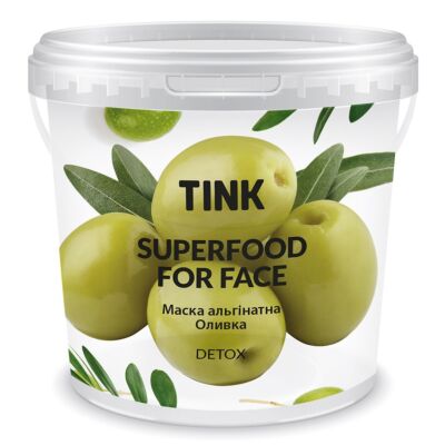 Маска альгінатна детокс Оливка-Спирулина й ламінарія