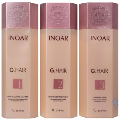 G-Hair Keratin Smoothing System Кератиновое випрямлення для волосся 3*1000мл