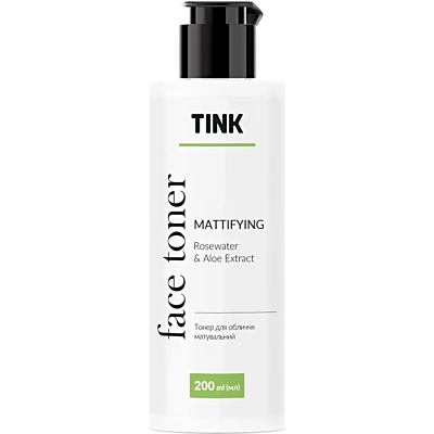 Тонер для обличчя матувальний Трояндова вода та Екстракт алое