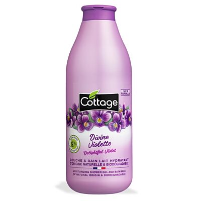 Гель для душа&молочко для ванны Фиалка