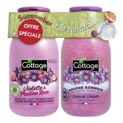Набір Фіалка/Рожеве Праліне (мол.д/душу+ексфоліант)