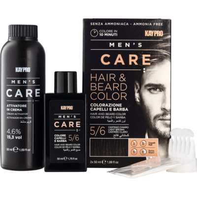 MEN'S CARE Набор для окрашивания волос и бороды Светло-каштановый