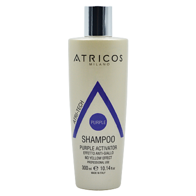 Шампунь пурпурный активатор от желтизны, для светлых или седых волос