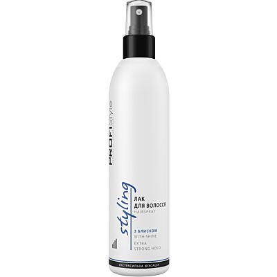 Лак для волос с блеском экстрасильной фиксации