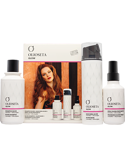 OLIOSETA GLOW Набір Шампунь 250мл + Маска 200мл + Спрей 150мл
