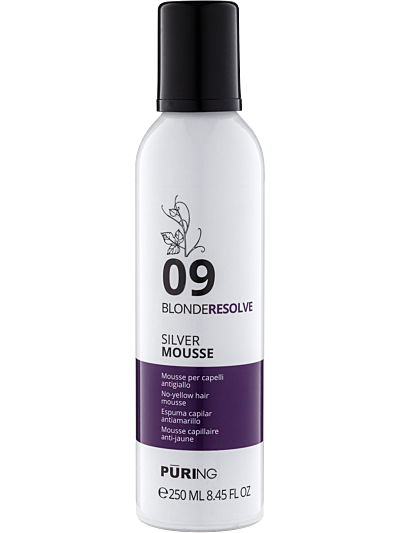 09 BLONDERESOLVE Мус антижовтий для світлого волосся 250мл