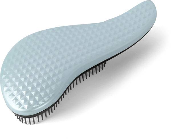Щетка массажная Easy Combing, 17-рядная светло-голубая