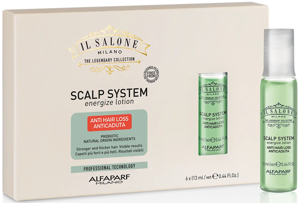 Scalp System ампули проти випадіння волосся УПАКОВКА