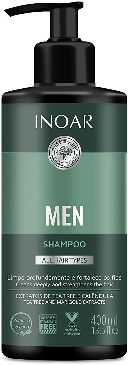 Inoar Men шампунь для мужчин освежающий