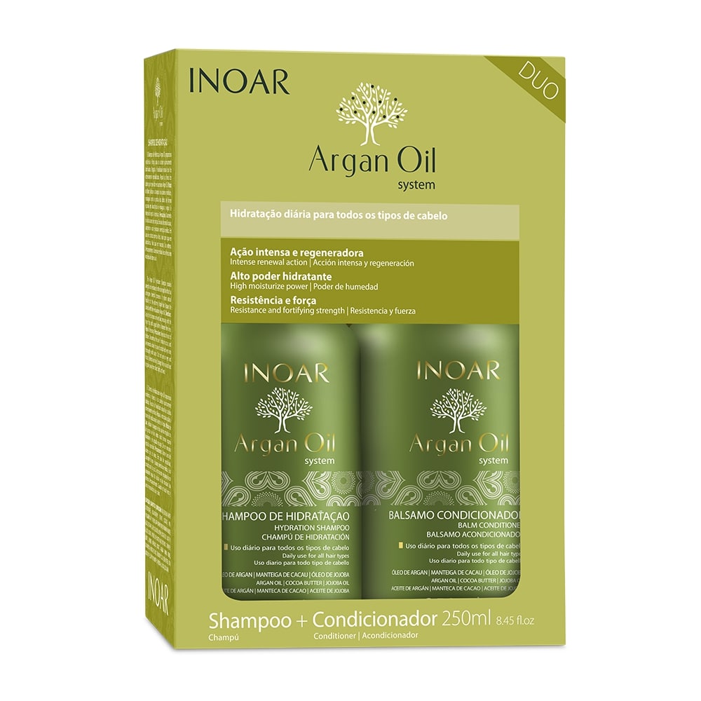 Argan Oil Kit Набір шампунь та кондиціонер для комбінованого волосся 2*250мл