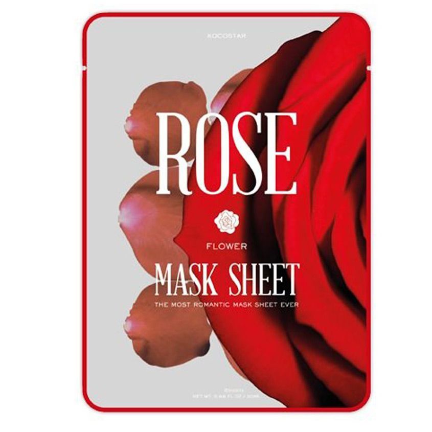 Ліфтинг маска-слайс для обличчя "Троянда" (2 аркуша * 6шт)