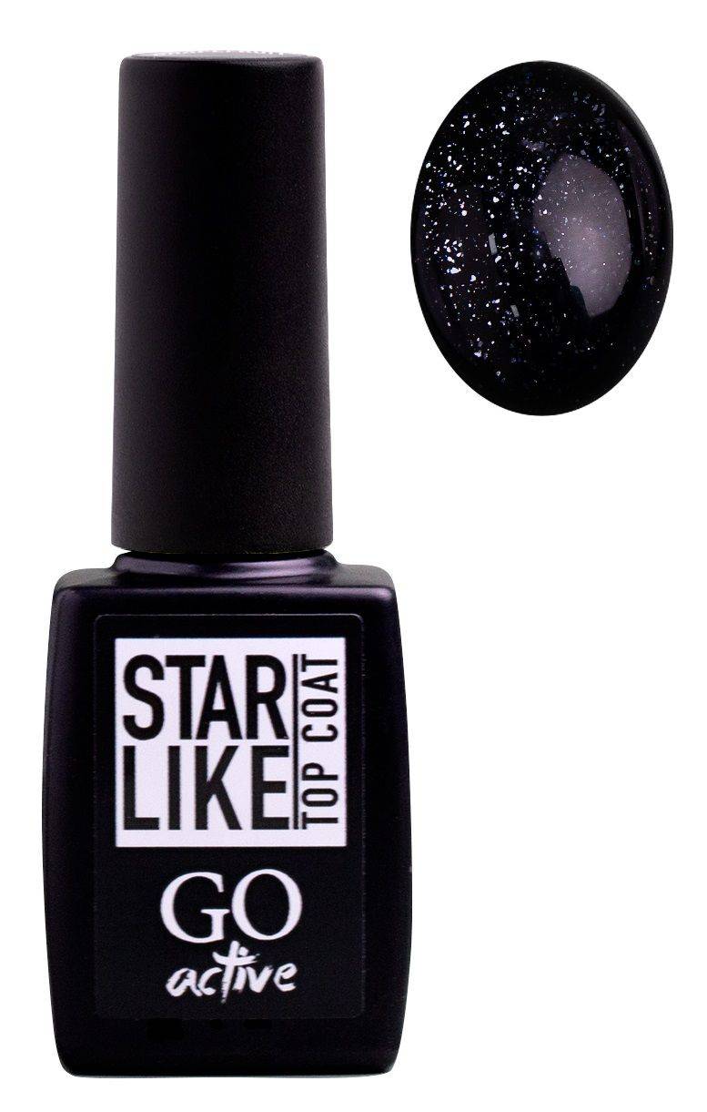 Закріплювач гель-лаку з шимером Top Coat SILVER 01