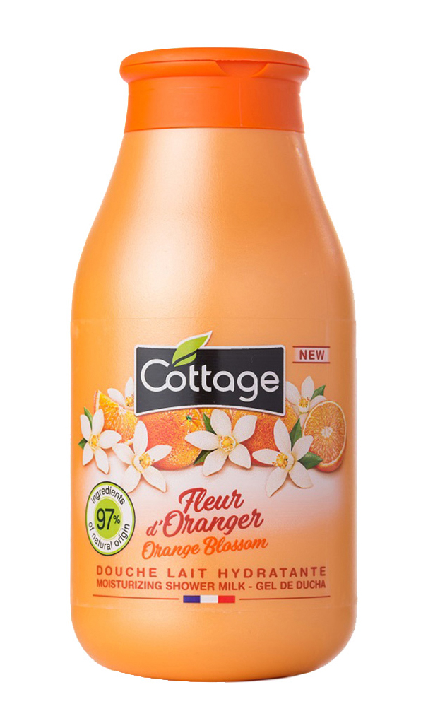 Молочко для душа увлажняющее Цвет апельсина