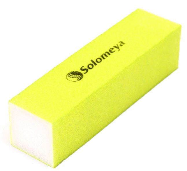 Solomeya Блок-шлифовщик для ногтей желтый Yellow Sanding Block