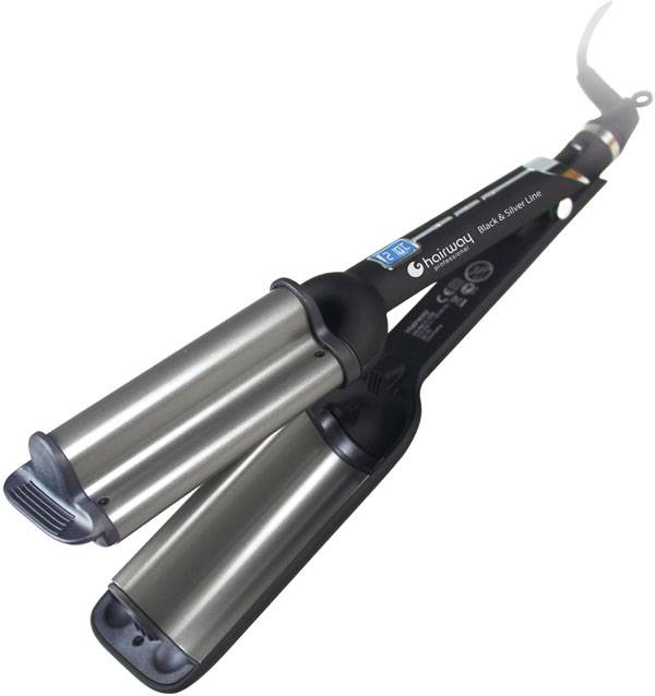 Hairway Плойка-хвиля Hairway Black & Silver Line