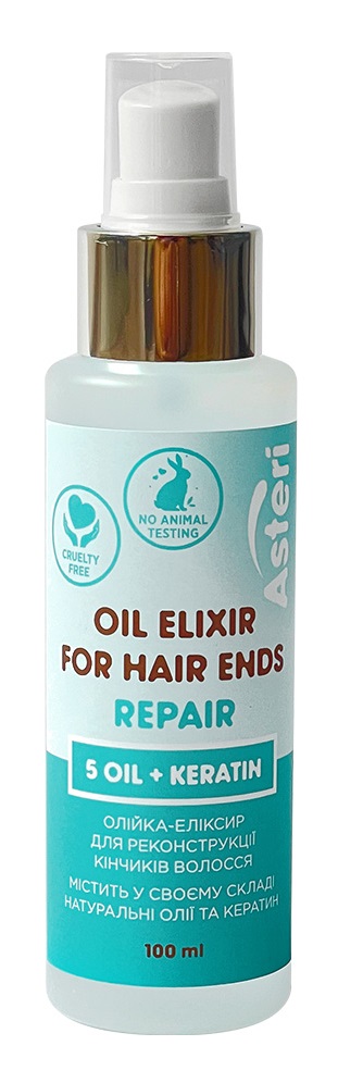 Repair Масло-эликсир для кончиков волос с 5 маслами и кератином