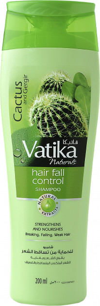 DABUR VATIKA Шампунь для ломких волос с диким кактусом