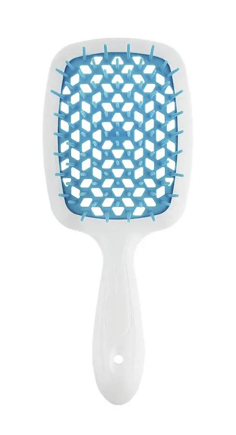 Superbrush Щетка для волос бело-голубая