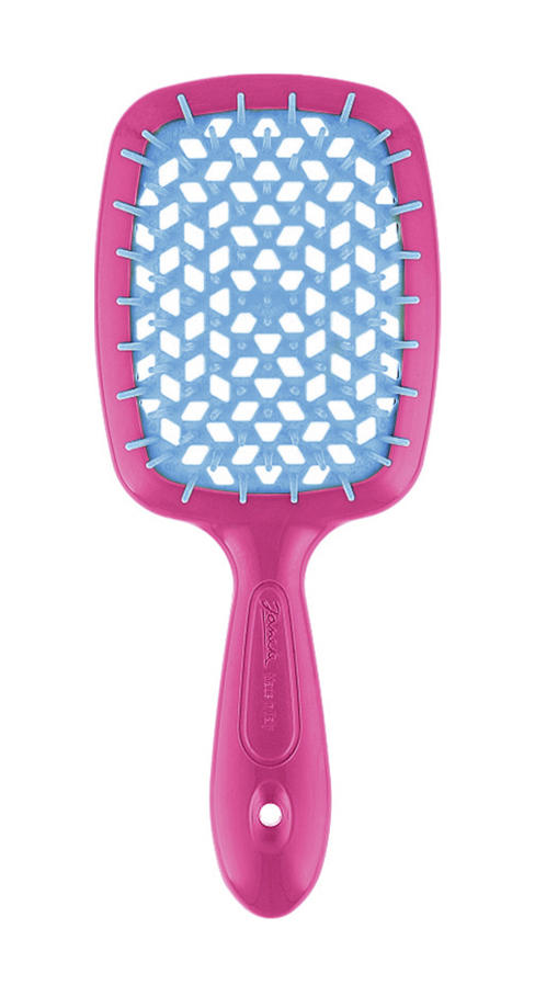 Superbrush Щітка для волосся малинова з синім