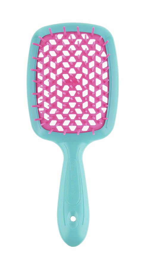 Superbrush Щетка для волос бирюзово-розовая