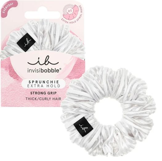 Резинка-браслет для волосся SPRUNCHIE EXTRA HOLD Pure White