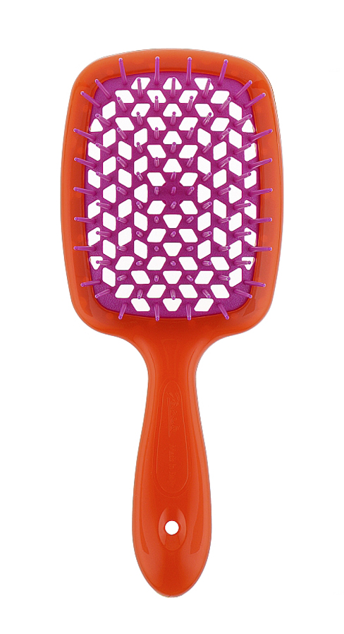 Superbrush Щітка для волосся помаранчева з фуксією