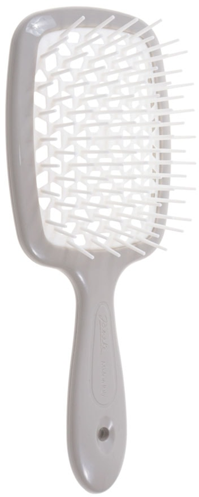 Superbrush Щетка для волос серая с белым