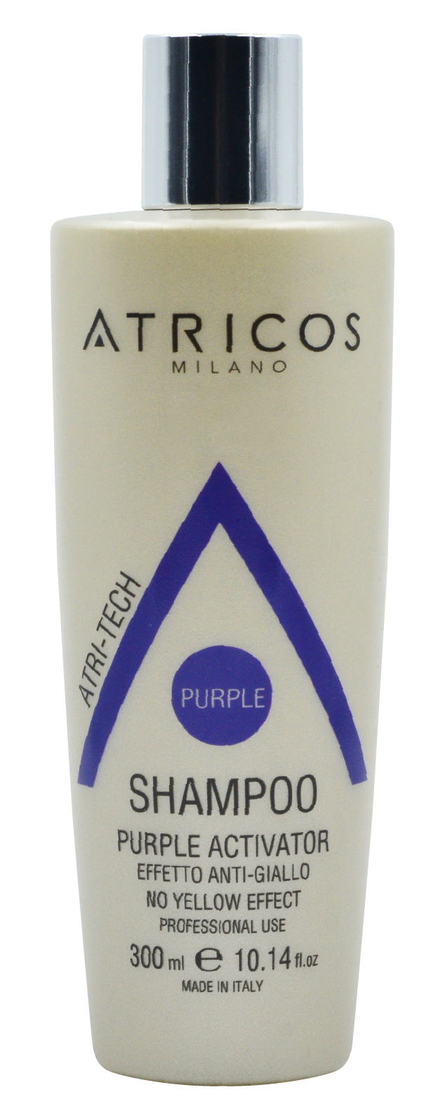 Atricos Шампунь пурпуровий активатор від жовтизни, для світлого або сивого волосся