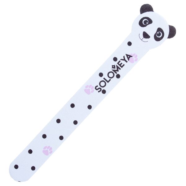 Solomeya Пилка для натуральних і штучних нігтів "Панда" / Panda Nail File