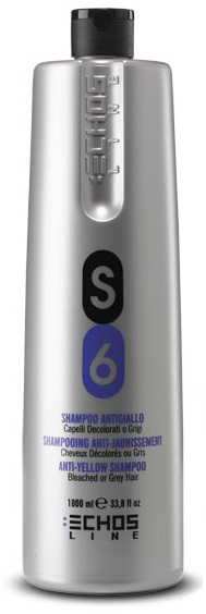 S6 Шампунь срібний шовк з антижовтим ефектом