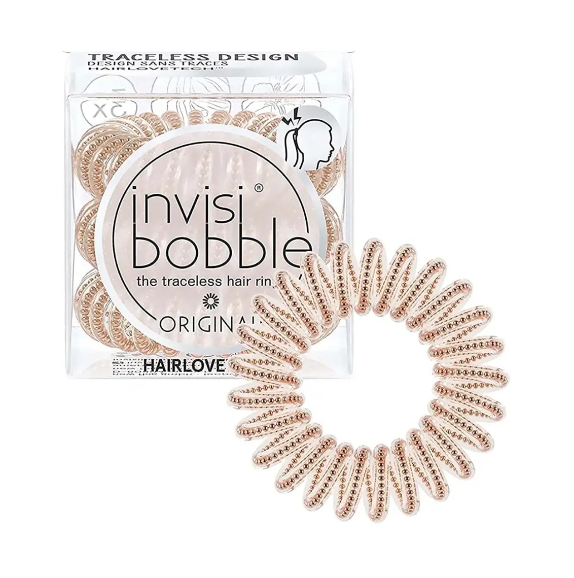 Резинка-браслет для волос ORIGINAL Of bronze and beads