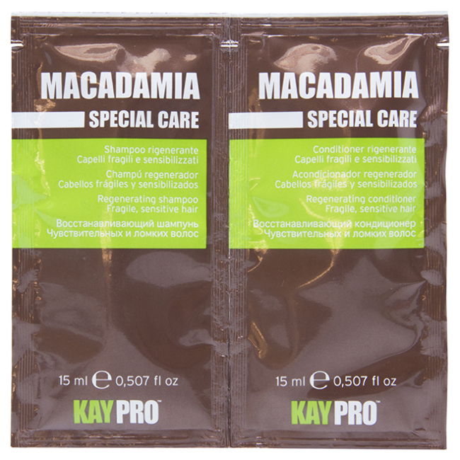 Macadamia Шампунь+Кондиціонер з олією макадамії 15+15мл