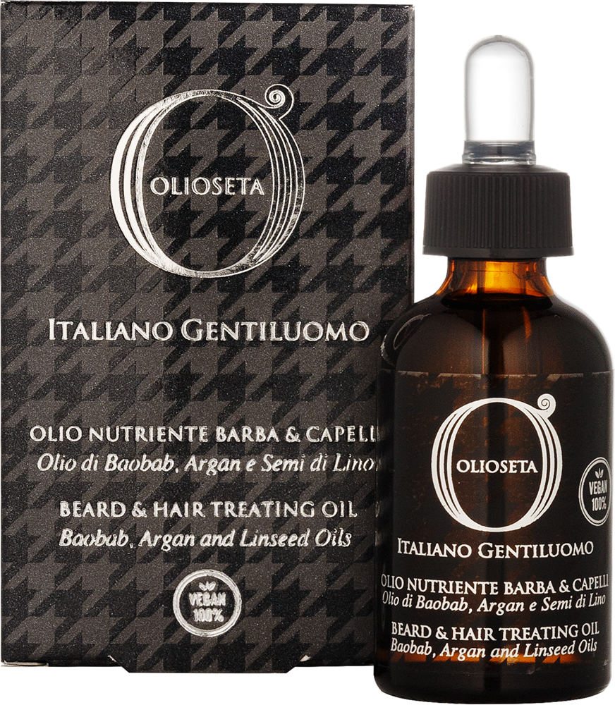 OLIOSETA Italiano Gentiluomo Лечебное масло для бороды и волос